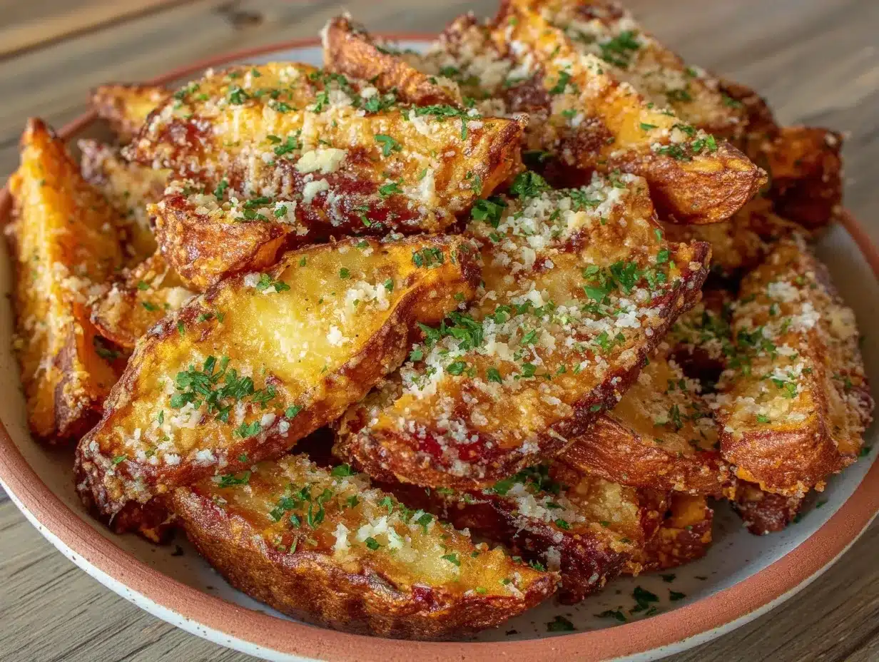 Garlic Parmesan Roasted Sweet Potato Wedges: 30-Minute Indulgent Sides 4 garlic parmesan roasted sweet potato wedges preparation steps