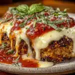 gluten-free baked chicken parmesan - featured image