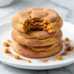 Gluten-Free Fall Pumpkin Snickerdoodle Cookies - featured image