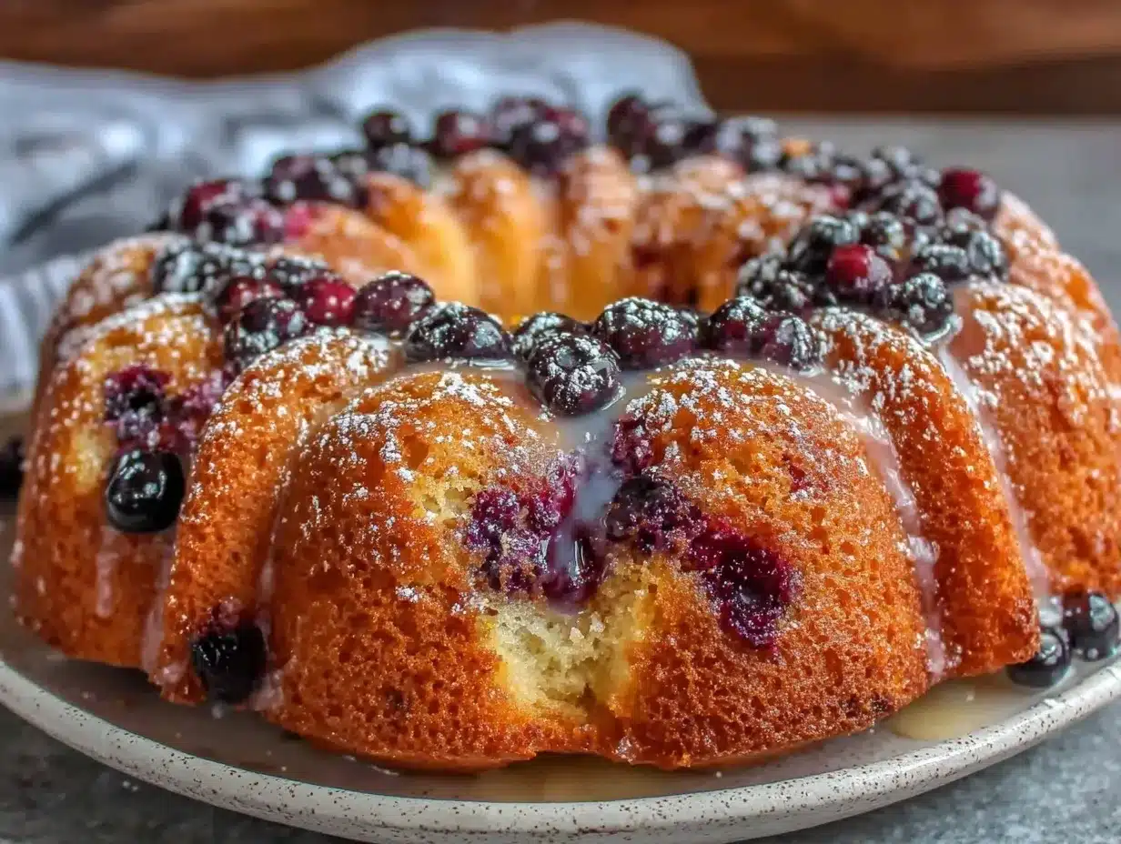 Gluten-Free Lemon Blueberry Bundt Cake: Best Ever 4 Gluten-Free Lemon Blueberry Bundt Cake preparation steps