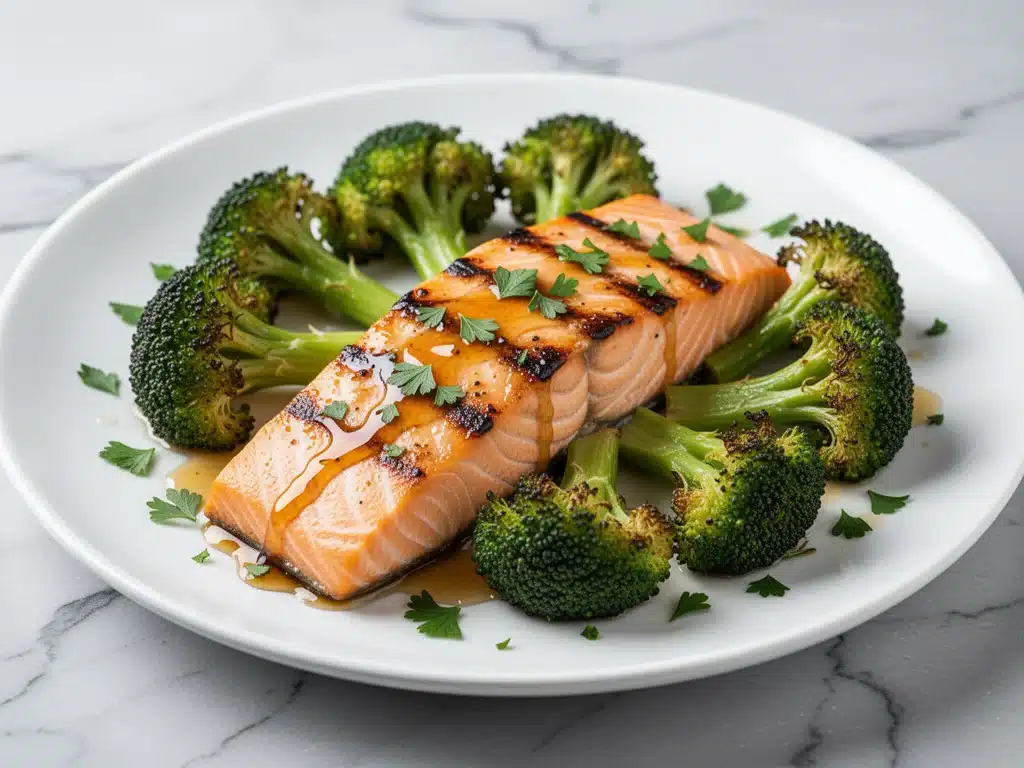 Gluten-Free Sheet Pan Honey Garlic Salmon - featured image