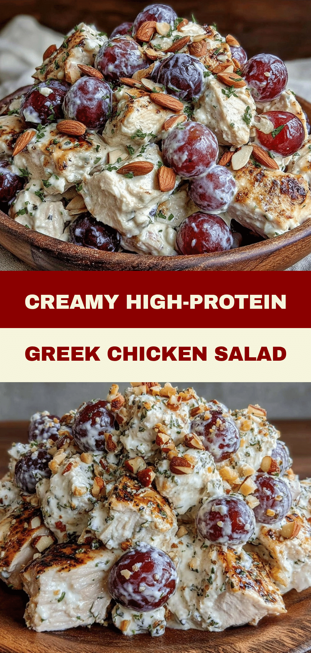 High-Protein Greek Yogurt Chicken Salad with Grapes 5 greek yogurt chicken salad recipe