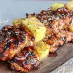 Grilled Pineapple BBQ Chicken Skewers - featured image