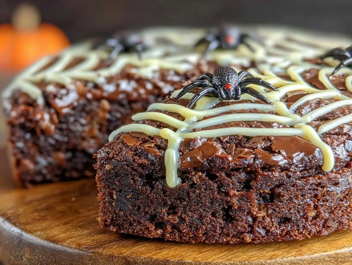 Halloween Chocolate Spiderweb Cookie Cake: Best Spooky Party Treat 4 Halloween Chocolate Spiderweb Cookie Cake preparation steps