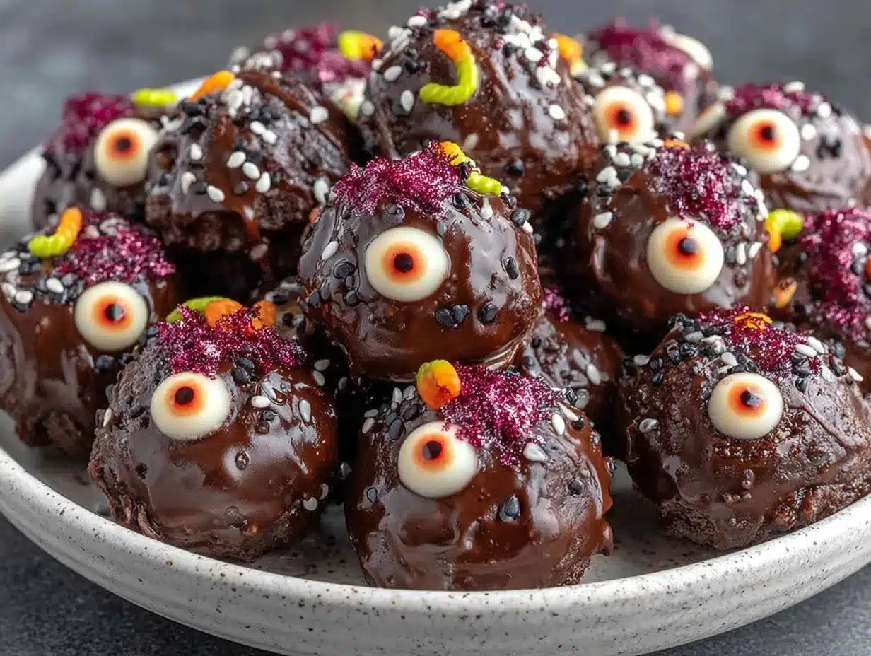 Halloween Monster Eyeball Truffles: Budget-Friendly Spooky Party Treat 4 Halloween Monster Eyeball Truffles preparation steps