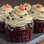 Halloween Purple Velvet Cupcakes - featured image