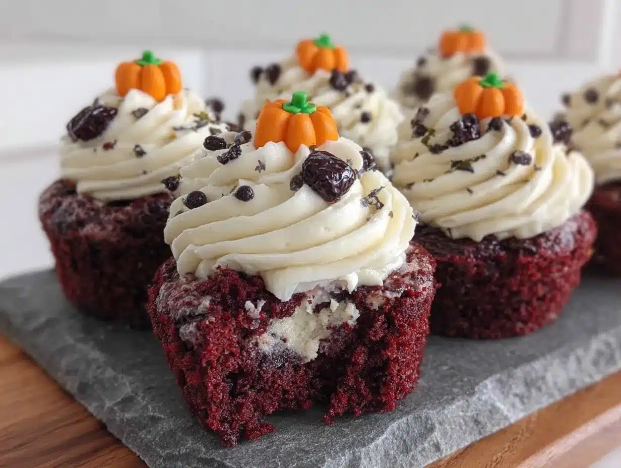 Halloween Purple Velvet Cupcakes: 10min Spooky Fuel 4 Halloween Purple Velvet Cupcakes preparation steps