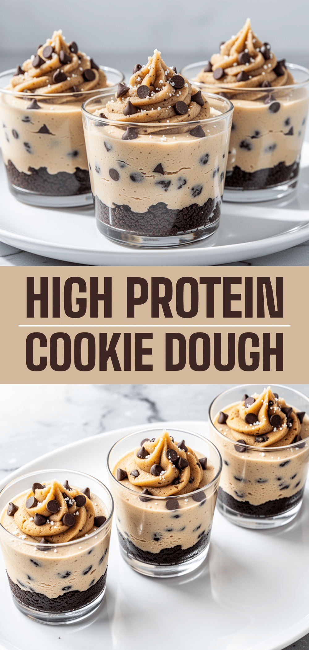High-Protein Cookie Dough Cheesecake Cups: Easy 5-Ingredient Snack 5 High-Protein Cookie Dough Cheesecake Cups recipe