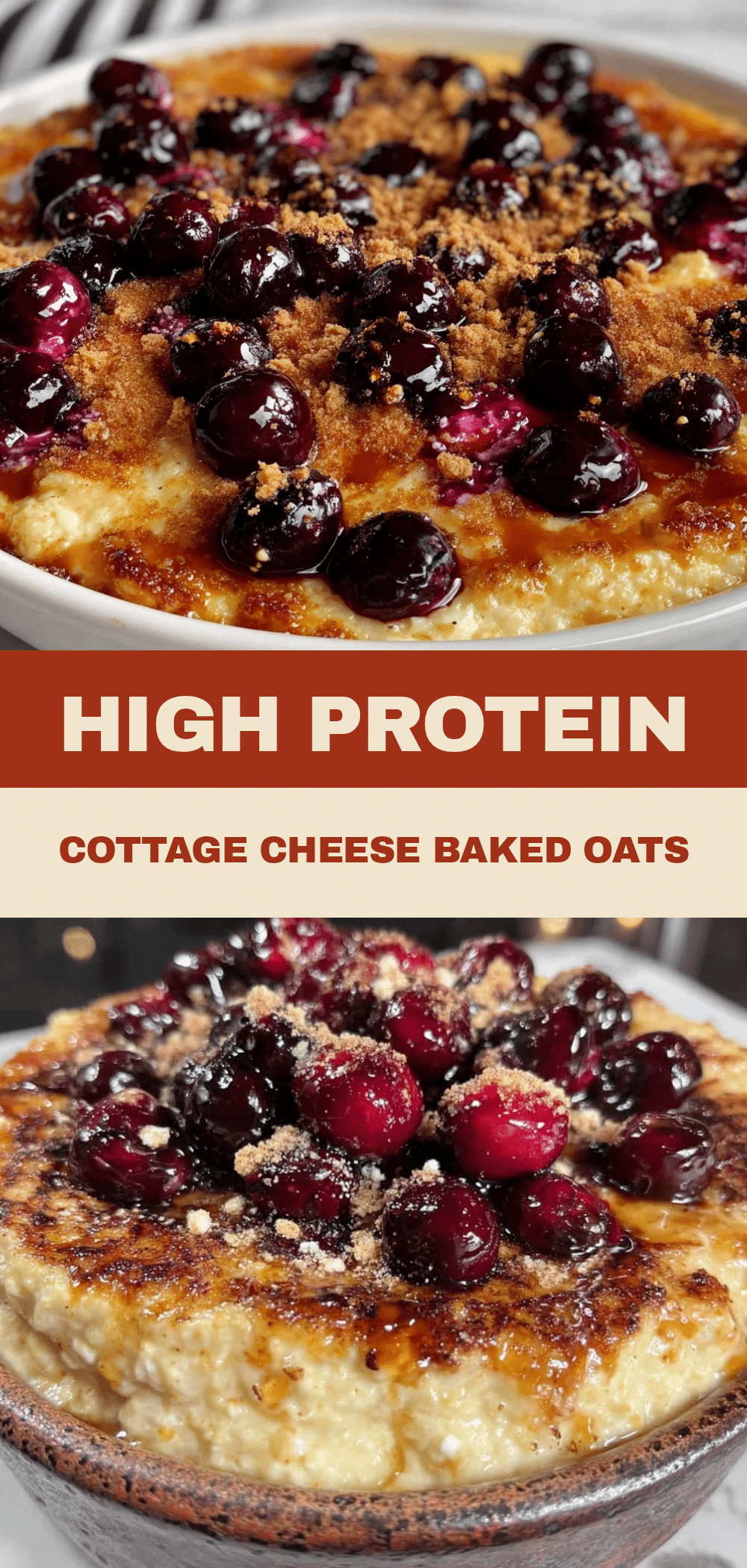 High-Protein Cottage Cheese Baked Oats: 4 Easy Meal Prep Breakfasts 5 high-protein cottage cheese baked oats recipe
