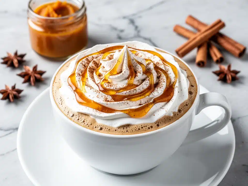 homemade pumpkin spice latte - featured image