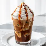 homemade salted caramel frappuccino - featured image