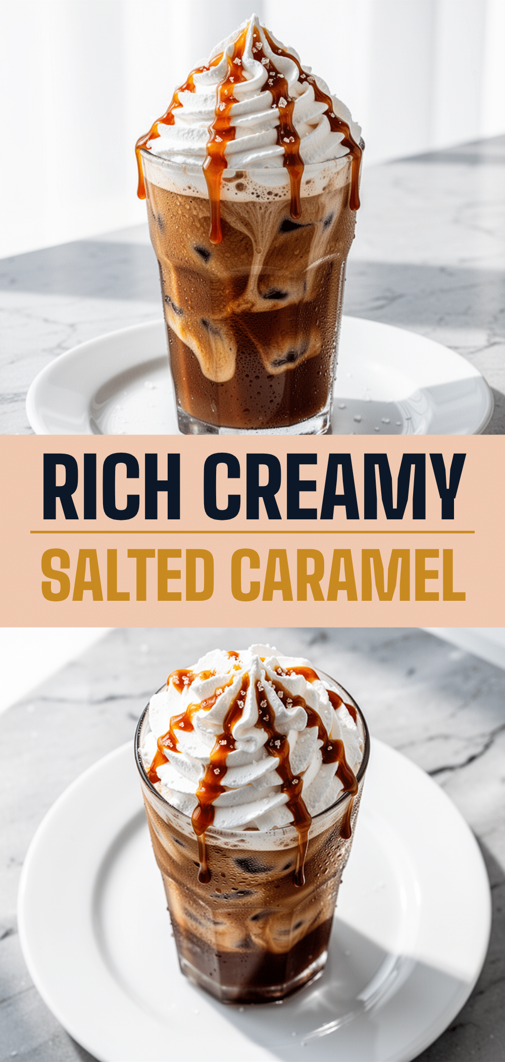 Homemade Salted Caramel Frappuccino: 5 Min Better Than Starbucks 5 homemade salted caramel frappuccino recipe