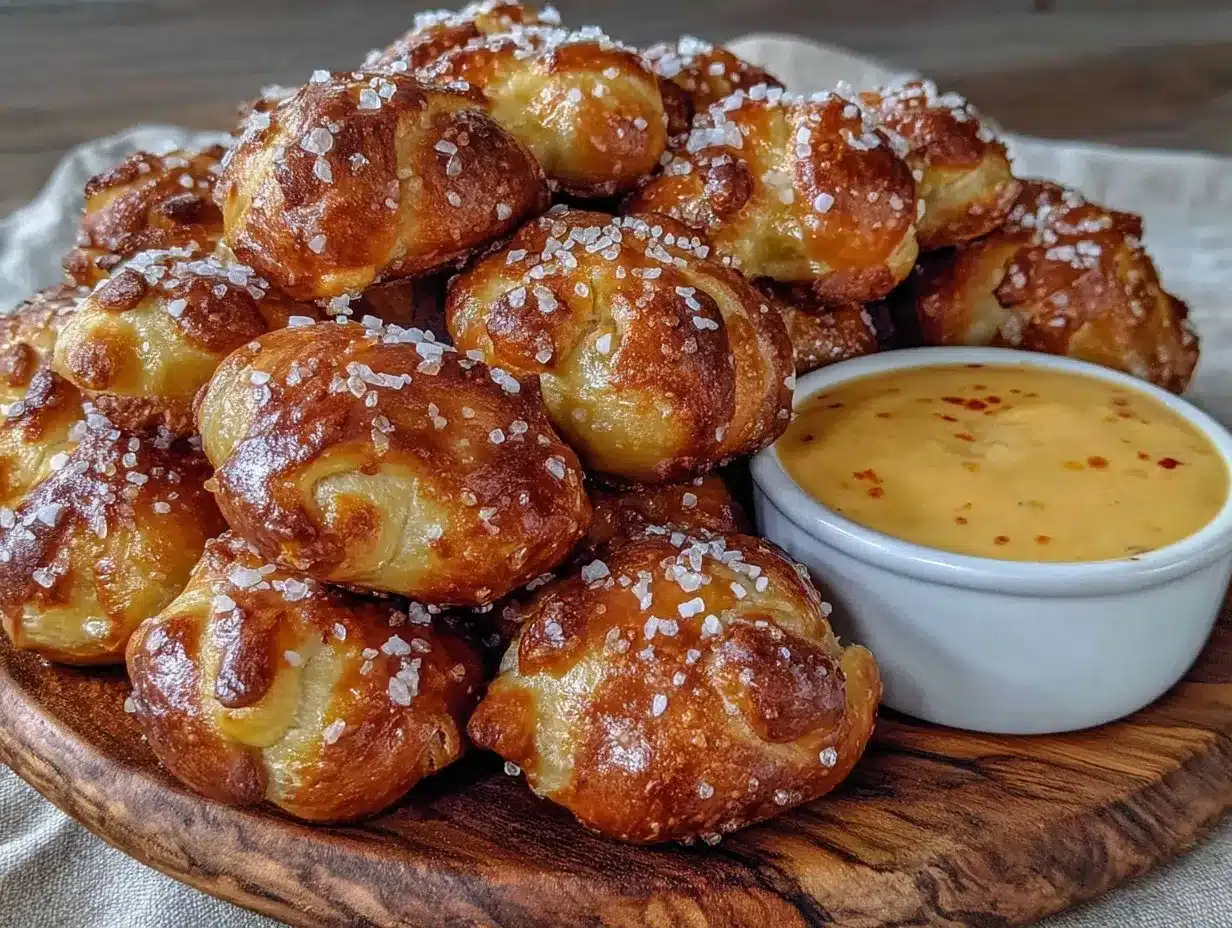 Homemade Soft Pretzel Bites: Party Appetizer 4 homemade soft pretzel bites preparation steps