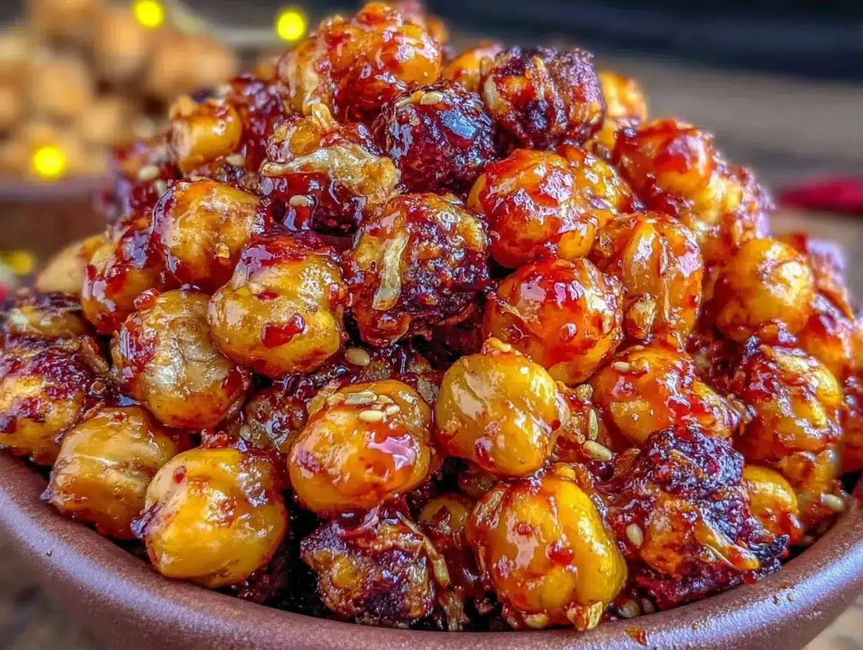 Honey Sriracha Roasted Chickpeas: 5-Min Better Than Takeout 4 honey sriracha roasted chickpeas preparation steps