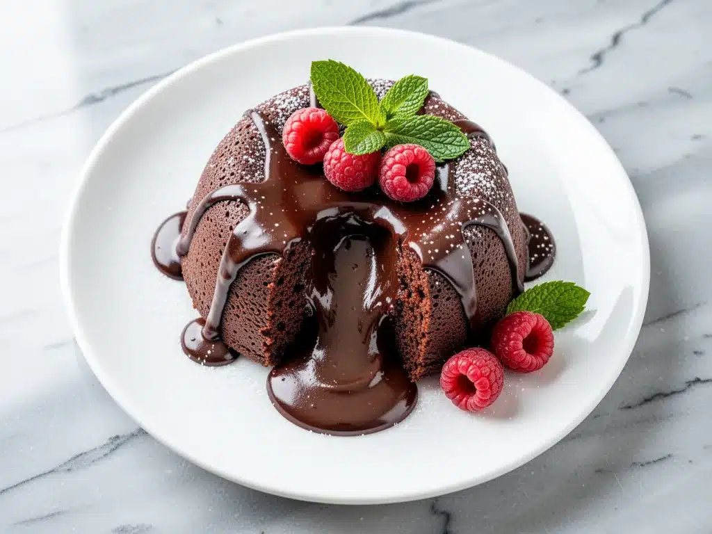 Keto Chocolate Lava Cake: 10-Min Easy Almond Flour Dessert 4 keto chocolate lava cake preparation steps
