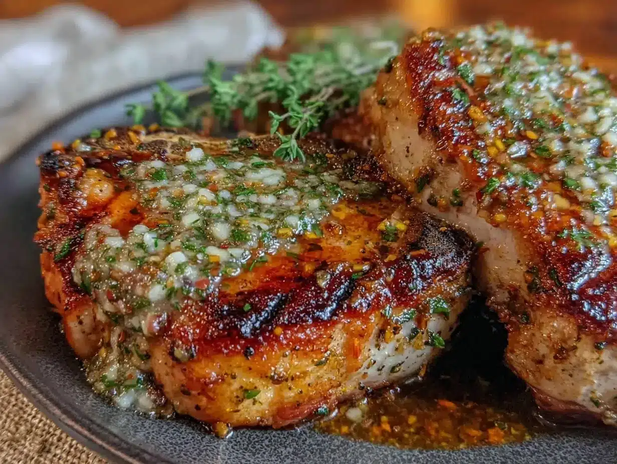 Keto Garlic Butter Pork Chops: 15-Min Indulgent Feast 4 keto garlic butter pork chops preparation steps