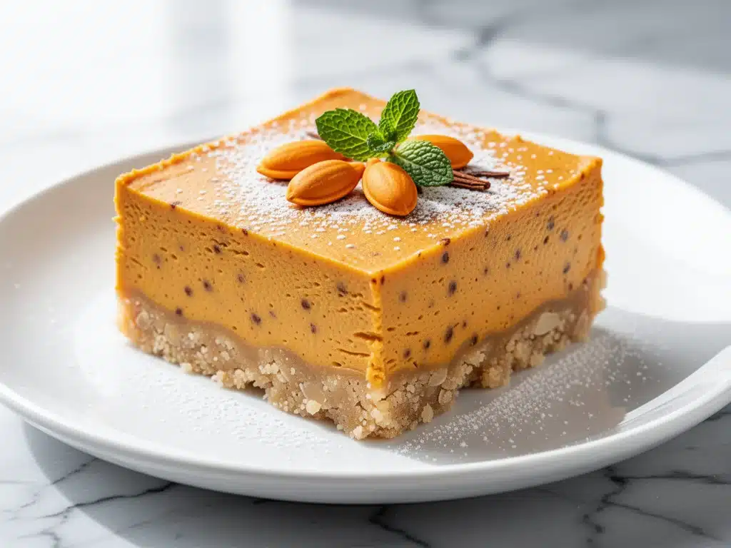keto pumpkin spice cheesecake - featured image