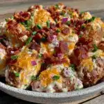 Labor Day Loaded Baked Potato Salad - featured image