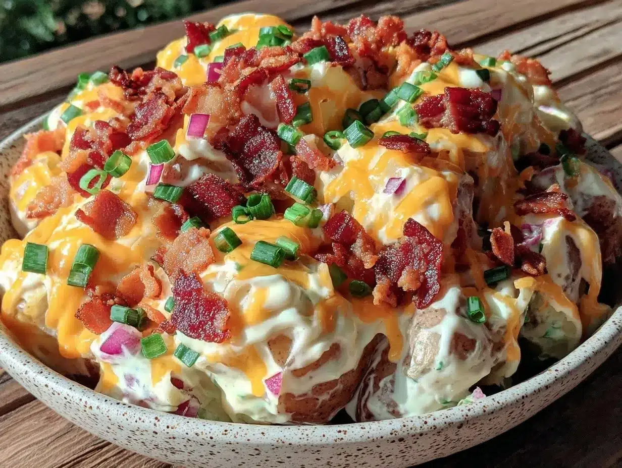 Labor Day Loaded Baked Potato Salad: Perfect Side for Summer Party 4 Labor Day Loaded Baked Potato Salad preparation steps