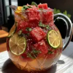 Labor Day Watermelon Mint Sangria - featured image