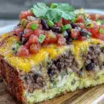 layered taco dip - featured image