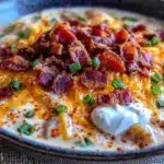 loaded baked potato soup - featured image
