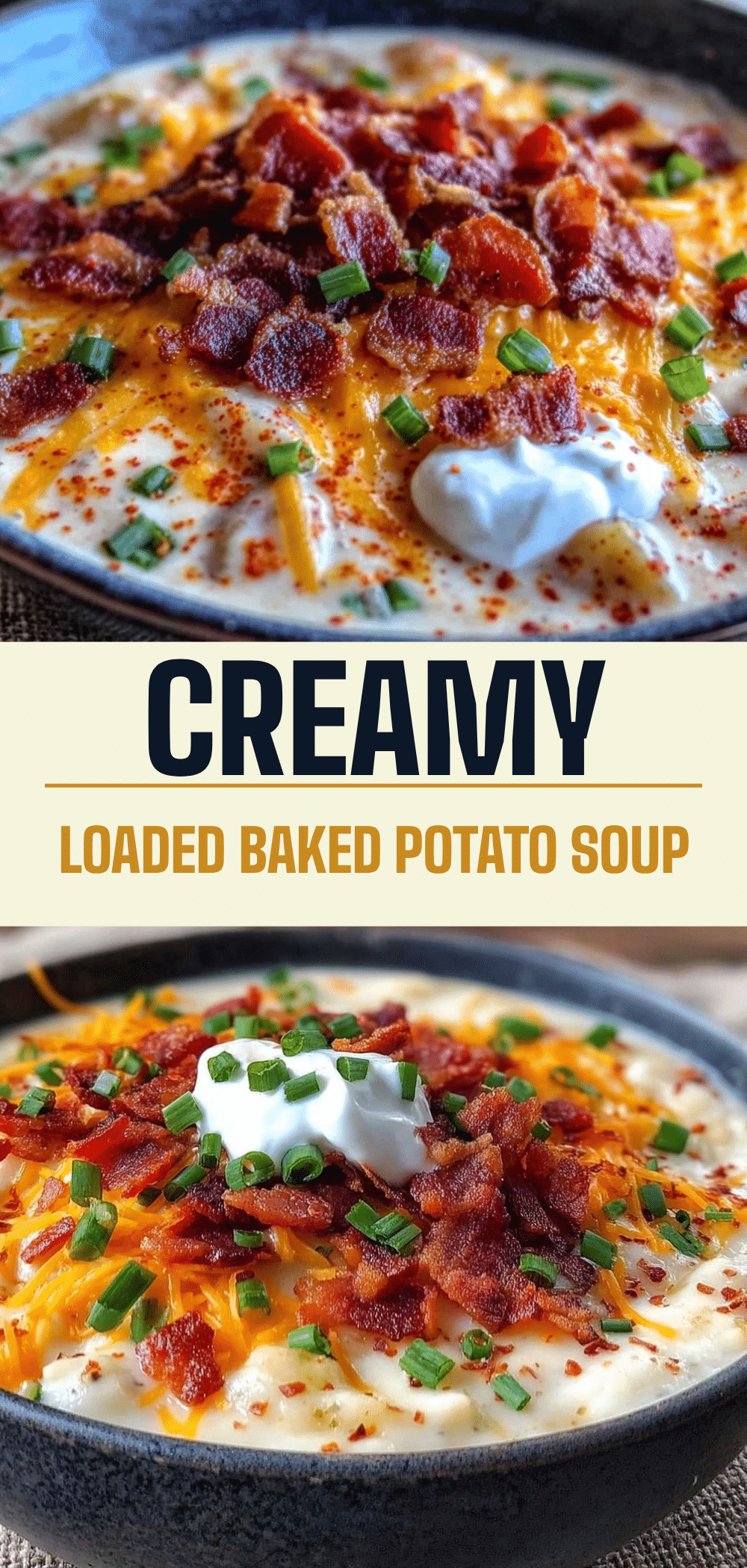 Loaded Baked Potato Soup: The Ultimate Creamy Dip 5 loaded baked potato soup recipe