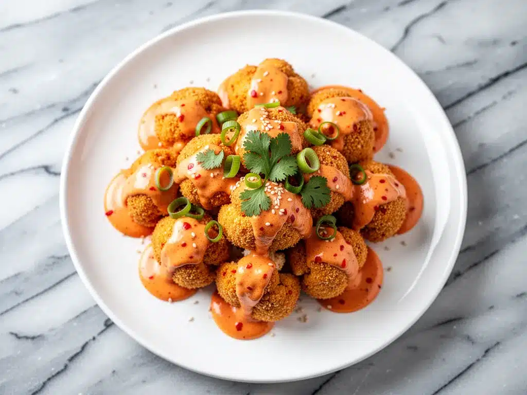 Low-Carb Bang Bang Cauliflower: 20-Min Easy Appetizer 4 low-carb bang bang cauliflower preparation steps