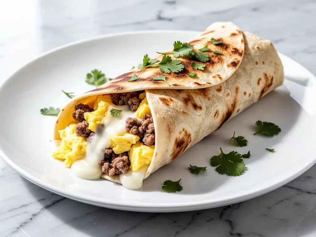 make-ahead freezer breakfast burritos - featured image