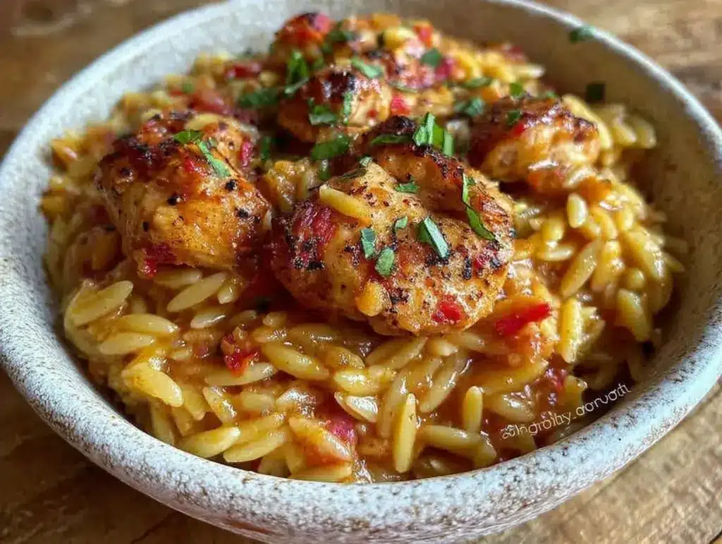 Marry Me Chicken Orzo - featured image