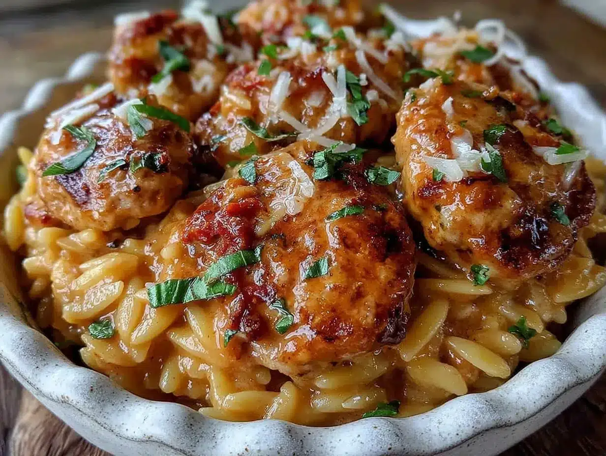 Marry Me Chicken Orzo: 30-Min Creamy Sun-Dried Tomato Fuel 4 Marry Me Chicken Orzo preparation steps