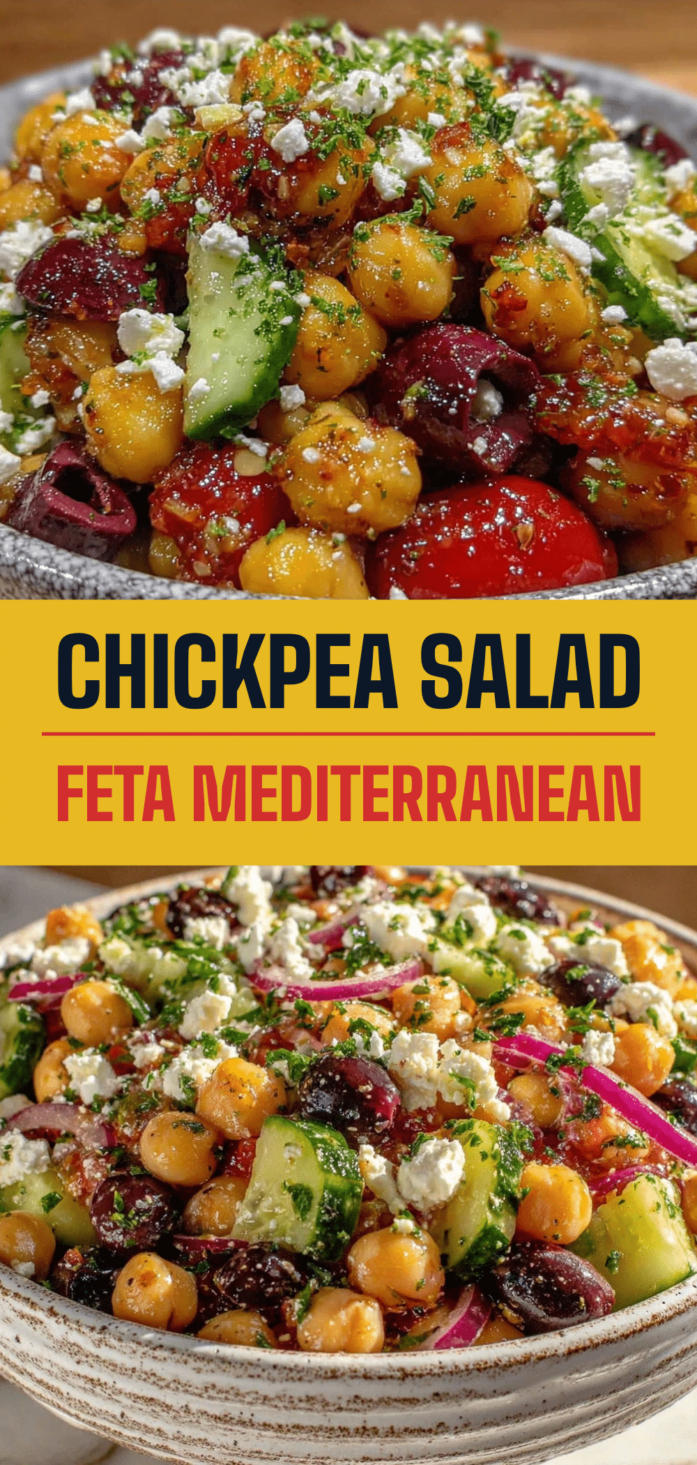 Mediterranean Chickpea Salad: Best Easy Feta Recipe 5 Mediterranean Chickpea Salad recipe