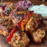 Mediterranean grilled chicken skewers - featured image