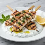 Mediterranean Lemon Herb Grilled Chicken Skewers - featured image