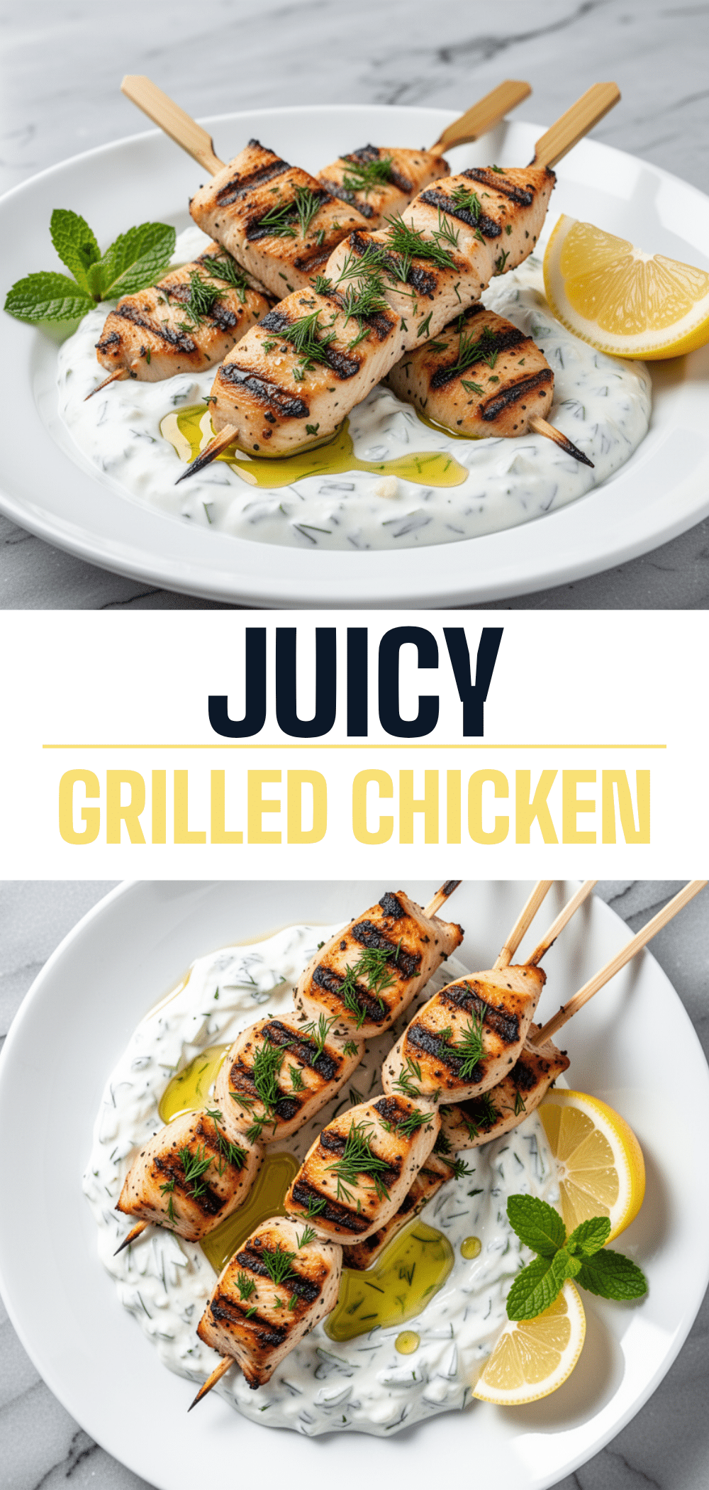 Mediterranean Lemon Herb Grilled Chicken Skewers: Easy 5 Mediterranean Lemon Herb Grilled Chicken Skewers recipe