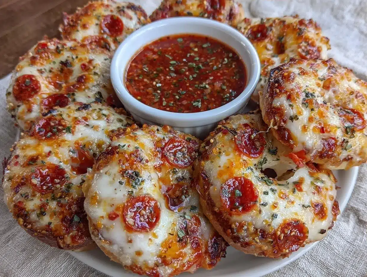 Back to School Mini Pizza Bagels: The Ultimate Party Snack 4 mini pizza bagels preparation steps