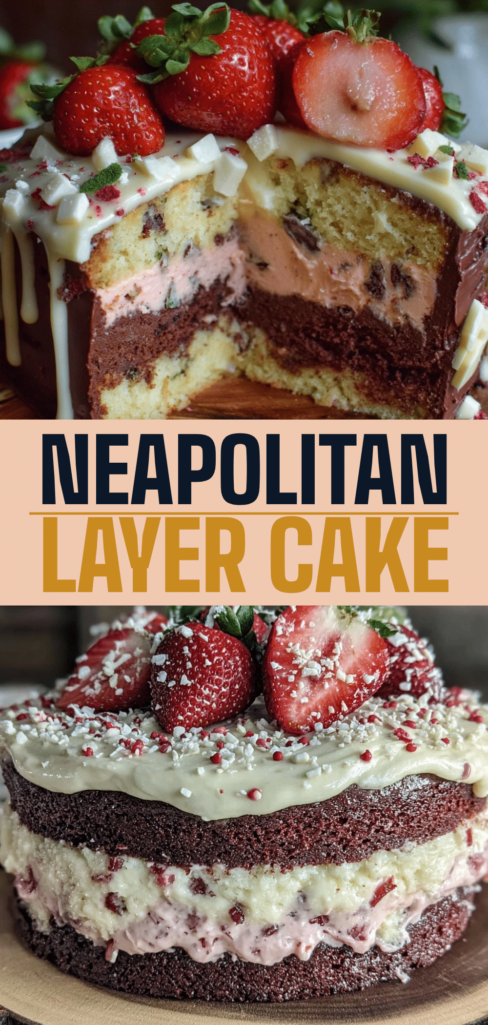 Neapolitan Layer Cake: Best Easy Recipe 5 Neapolitan Layer Cake recipe