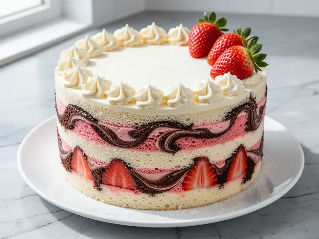 Neapolitan layer cake - featured image