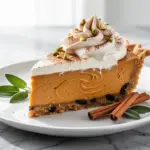 no-bake pumpkin cheesecake - featured image