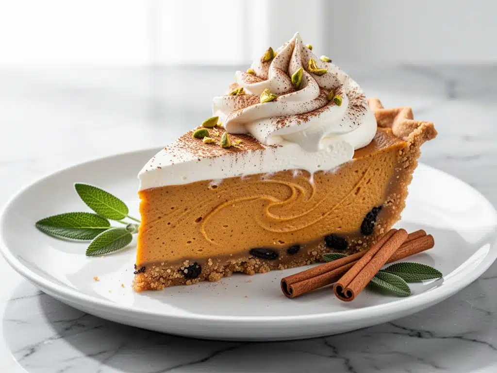 no-bake pumpkin cheesecake - featured image