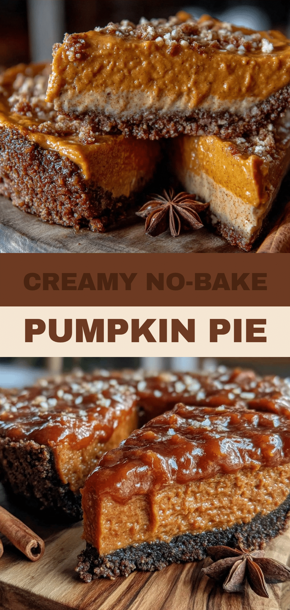Fall No-Bake Pumpkin Pie: 1 Trick for Perfect Gingersnap Crust 5 no-bake pumpkin pie recipe