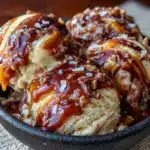 no-churn salted caramel ice cream - featured image