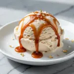 no-churn salted caramel ice cream - featured image