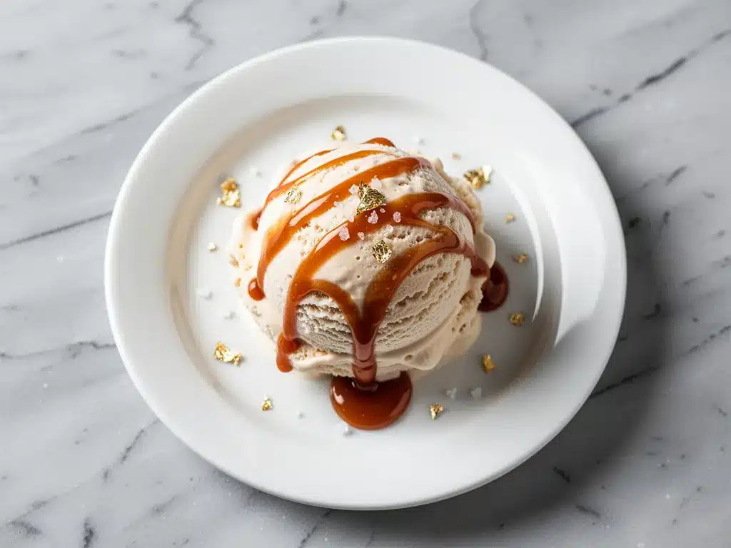 Ultra-Creamy No-Churn Salted Caramel Ice Cream 4 no-churn salted caramel ice cream preparation steps