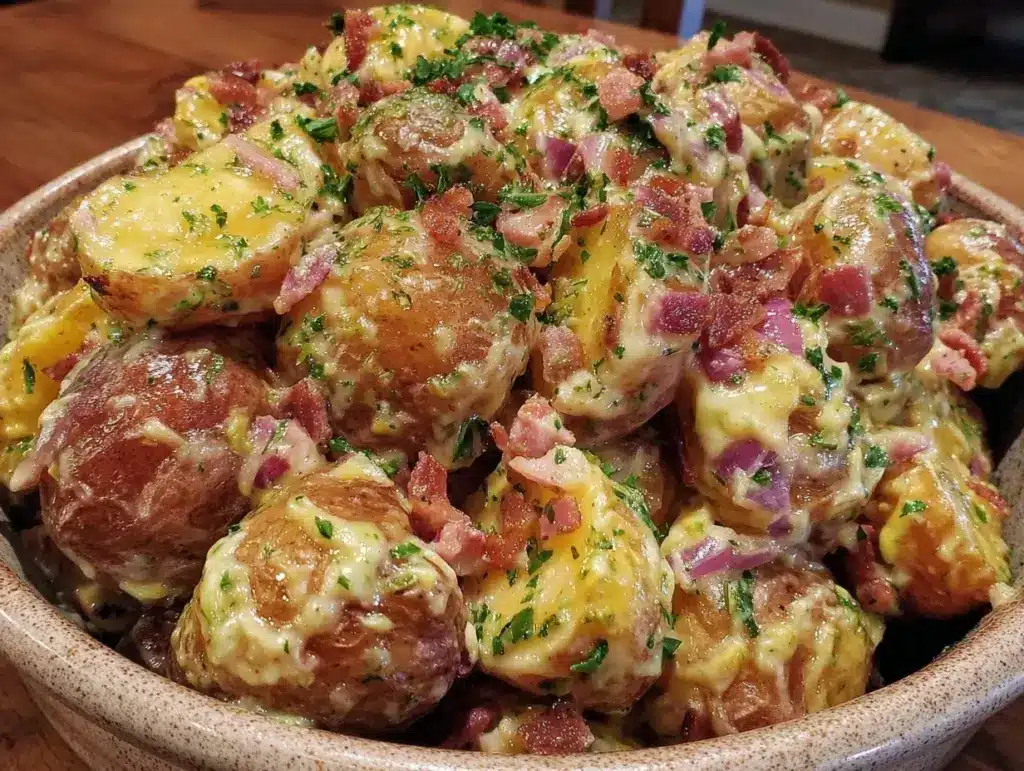 Oktoberfest German potato salad - featured image