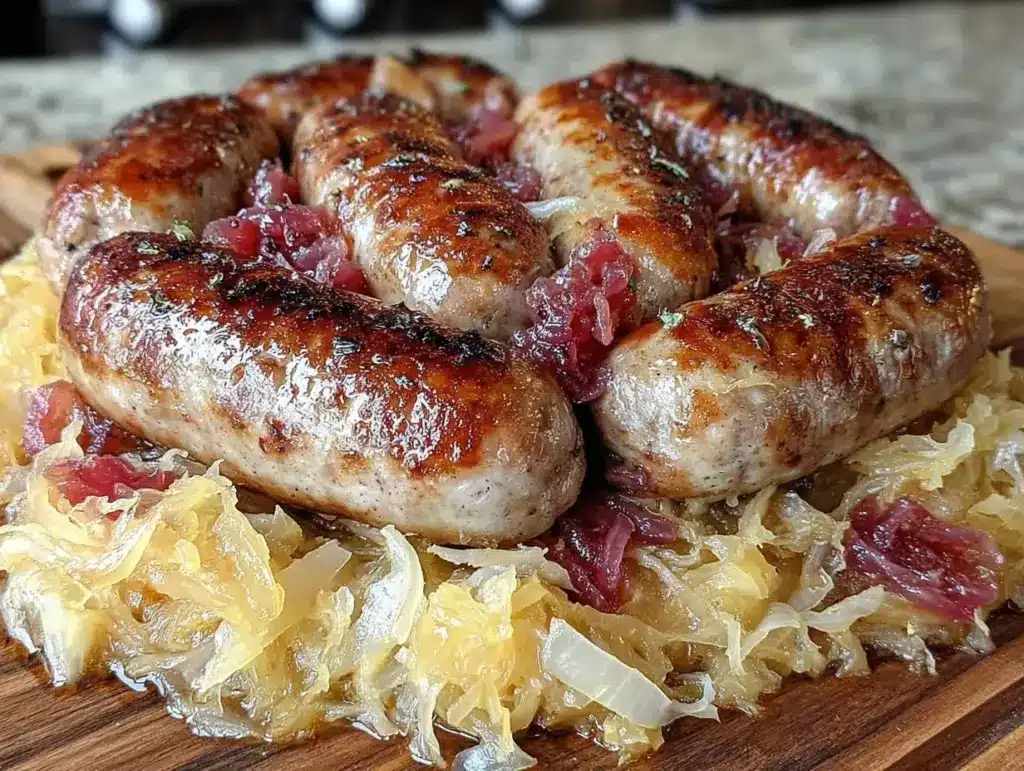 oktoberfest slow cooker bratwurst - featured image