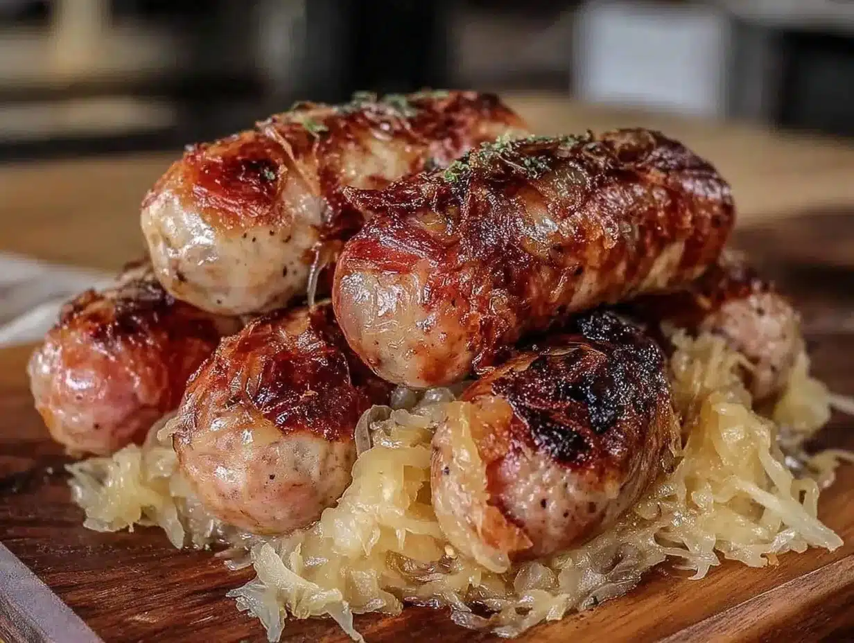 Oktoberfest Slow Cooker Bratwurst: 4 Days of Meal Prep 4 oktoberfest slow cooker bratwurst preparation steps