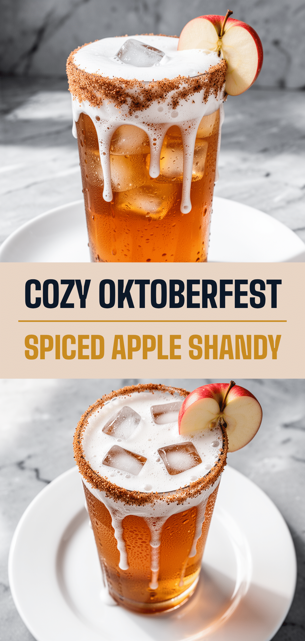 Oktoberfest Spiced Apple Beer Shandy: Easy Fall Party Drinks 5 Oktoberfest Spiced Apple Beer Shandy recipe