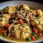 old-fashioned chicken and dumplings - featured image
