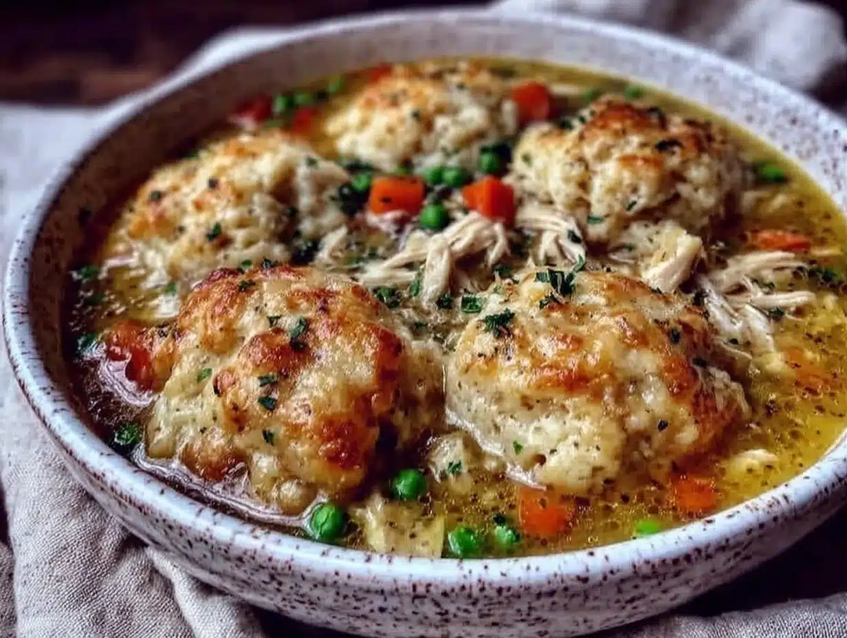 Old-Fashioned Chicken and Dumplings: Cheap One-Serve 4 old-fashioned chicken and dumplings preparation steps